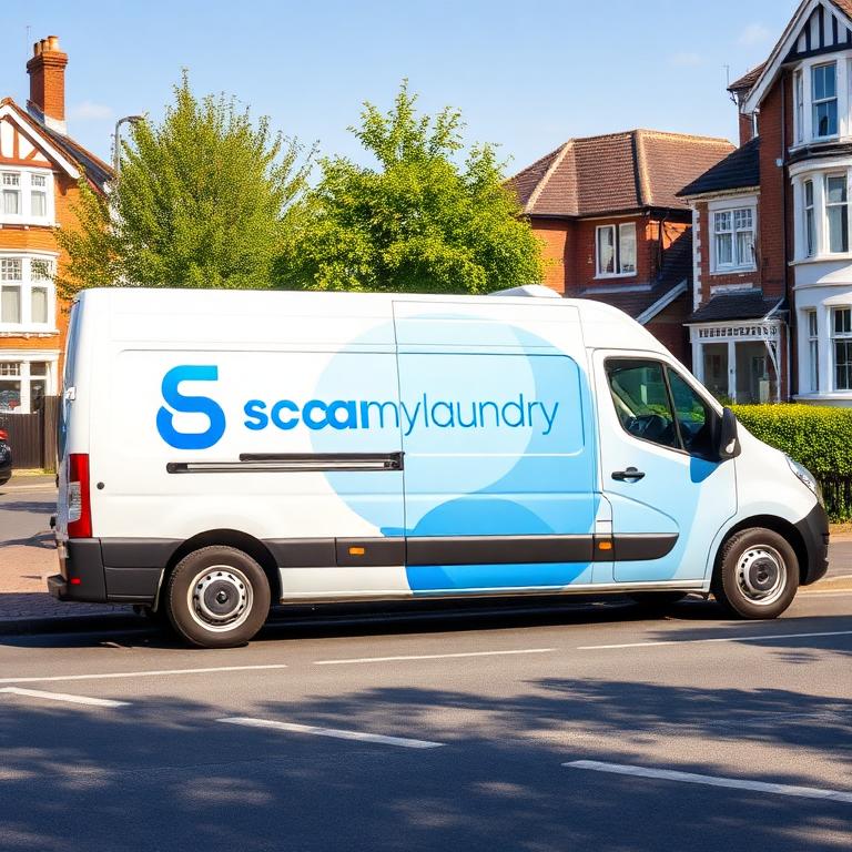 ScanMyLaundry delivery van